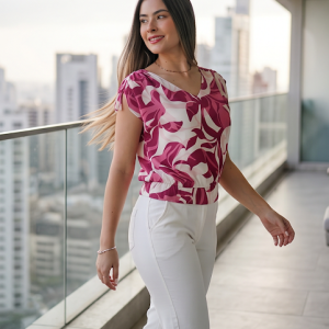 blusa cielo, vino, costado